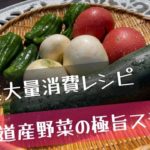 【夏野菜消費レシピ】シンプルでめちゃ美味しい簡単野菜ステーキ