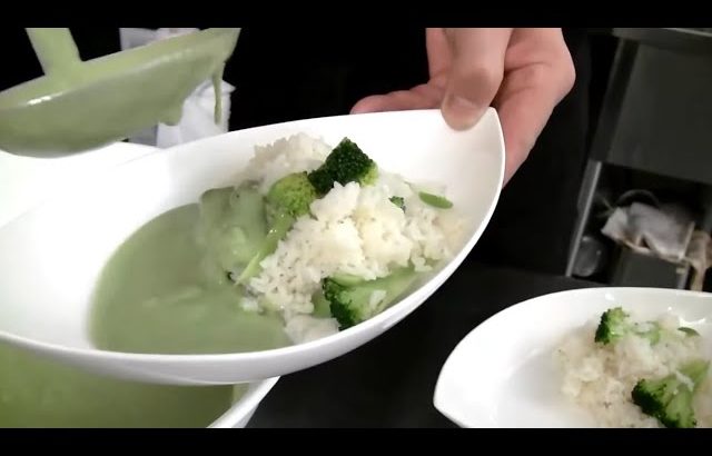 「夏野菜ライスと冷たい緑のスープカレー」レシピ
