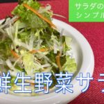 【俺流サラダの基本】生野菜サラダの基本レシピ、とても簡単❗️シンプルです。