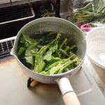 菜の花レシピ／菜の花の瞬間蒸し野菜の作り方／ばあちゃんの料理教室