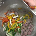 “フレンチ” サルシッチャと彩野菜のスパゲッティの美味しい作り方 レシピ