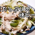 野菜たっぷりの焼ビーフン　日本食研【簡単レシピ】