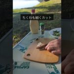 【キャンプ飯】簡単レシピ　ちくわときゅうりのたっぷりツナマヨ和え　おつまみに最適