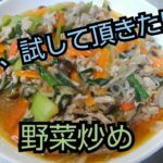【簡単レシピ】野菜炒め