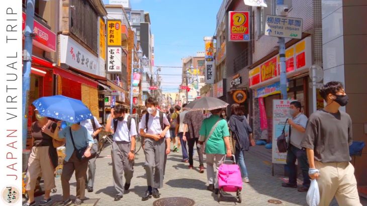 4K Japan Walk – Retro Downtown Tour | Walking in Kitasenju , Tokyo (北千住)