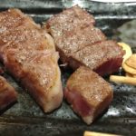 Wagyu beef a5 Teppanyaki in Japan【和牛鉄板焼き コーンスープ マグロ 帆立貝 野菜 ガーリックライス】