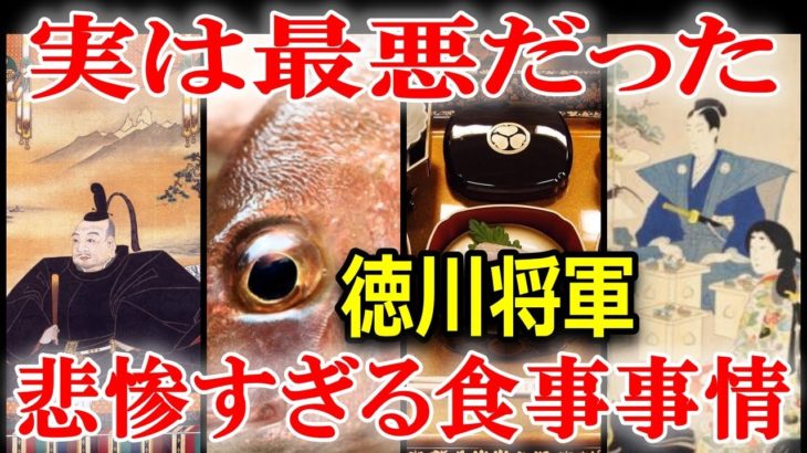 日本史の謎　江戸時代の徳川将軍様の食事！誰もが驚くその実情とは？