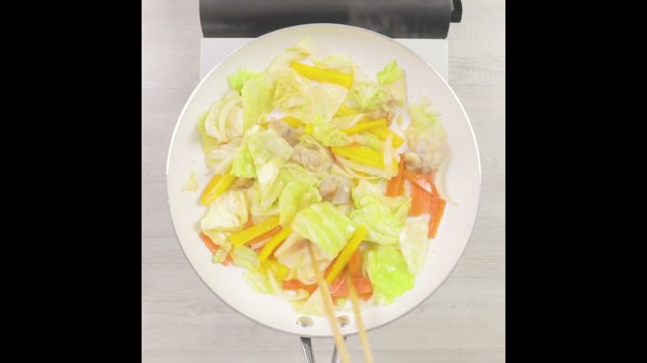 さっぱり！ タッカルビ風鶏野菜炒め #cooking #簡単レシピ #野菜