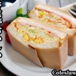 コールスローサンドイッチの作り方☆コールスローがたっぷり♪朝ごはんにもピッタリなサンドイッチ☆-How to make Coleslaw Sandwich-【料理研究家ゆかり】