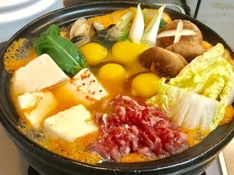 スンドゥブチゲ鍋レシピ【野菜たっぷり】ハナタカ優越館で紹介