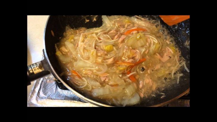 【料理動画】簡単レシピ｜野菜のあんかけ焼きそば