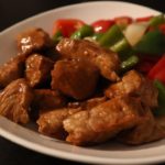 豚モモと焼き野菜のバーベキュー焼き【高タンパク簡単レシピ】