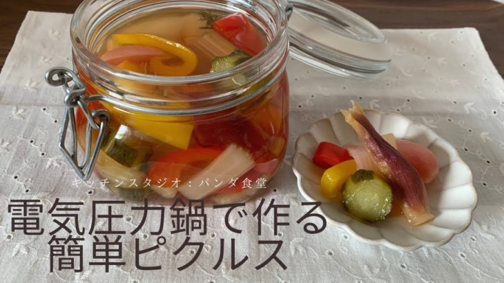 電気圧力鍋で作る簡単ピクルスレシピ〜冷蔵庫の余り野菜活用レシピ〜