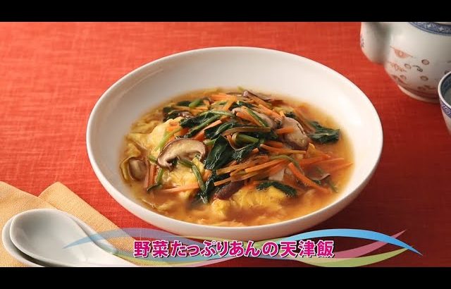 【動画レシピ】 野菜たっぷりあんの天津飯