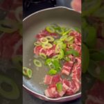 ズボラ飯　豆腐と肉