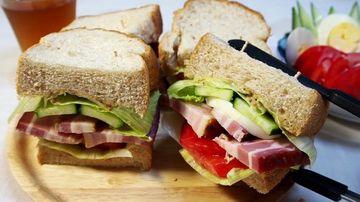 サンジェルマン工場直売アウトレットパンでBLTEサンドを作ってみた！成城石井の食材も使用！神奈川・横浜市