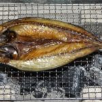 さばの開き-Dried mackerel-Japanese food【江戸長火鉢　123杯目】