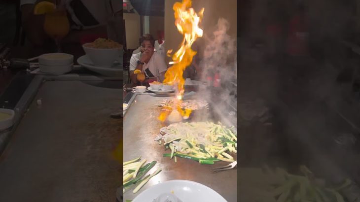 That samurai Japanese restaurant is fire