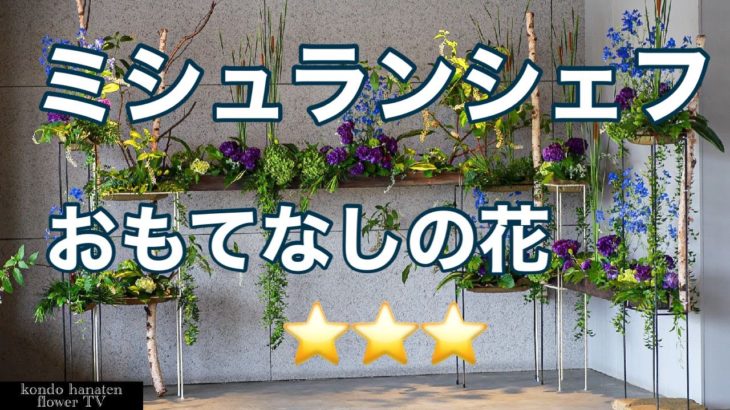 ミシュランレストランのシェフ有田来訪〜USEUM SAGA in aritahuis グリーンとブルーで織りなす最高のおもてなしの花々