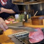 Wagyu Shabu-shabu in Osaka Japan – 牛とろ焼きしゃぶ専門店 十二松六左衛門 – 大阪