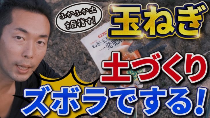 【玉ねぎ】ズボラにできる土づくり　2022.10.3　ふかふかな土にする方法とは？【家庭菜園】【ガーデニング】