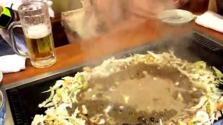 東京・月島のもんじゃ焼きの作り方 How to make Monjayaki of Tokyo Tsukishima