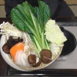 ゴマダレと温野菜-Sesame paste and Warm vegetables-Japanese food【江戸長火鉢　81杯目】