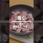 【昼ごはんに】豚バラネギ塩ダレ丼の作り方 #Shorts