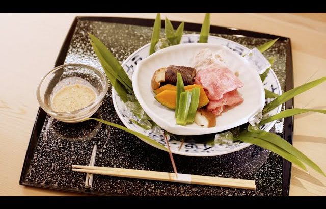【丸の内の名店レシピを公開！】恵比寿 笹岡　夏野菜と牛肉の冷しゃぶ仕立て