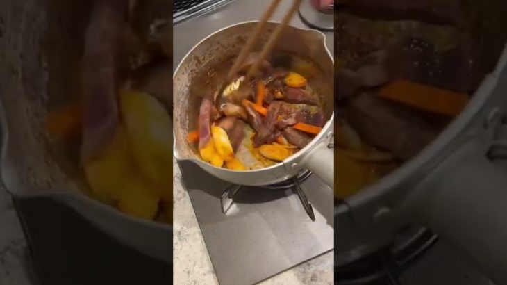 夜中に見てはいけないユッケジャンクッパ#簡単レシピ #料理男子 #料理女子 #おうちごはん #ひとりごはん #韓国料理