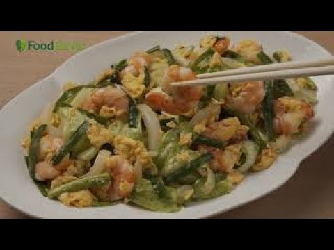 フードセーバー真空レシピ「えびと野菜の中華炒め」