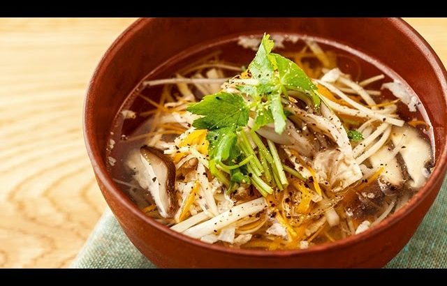 きのこの沢煮椀