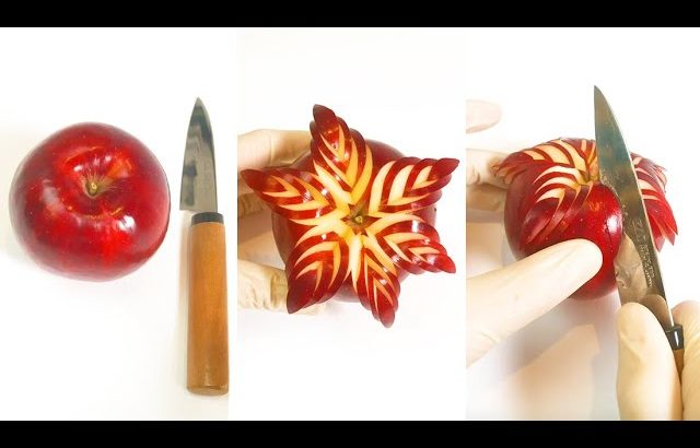 りんごを切ったら超絶ヘンな生き物になってしまった。