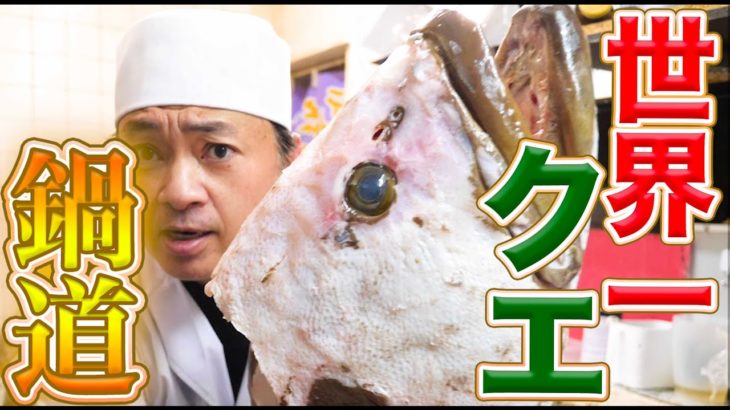 【天才料理人が極上巨大クエ鍋】秘伝鍋伝授！仕入れ値50万円オーバーの最高級品！