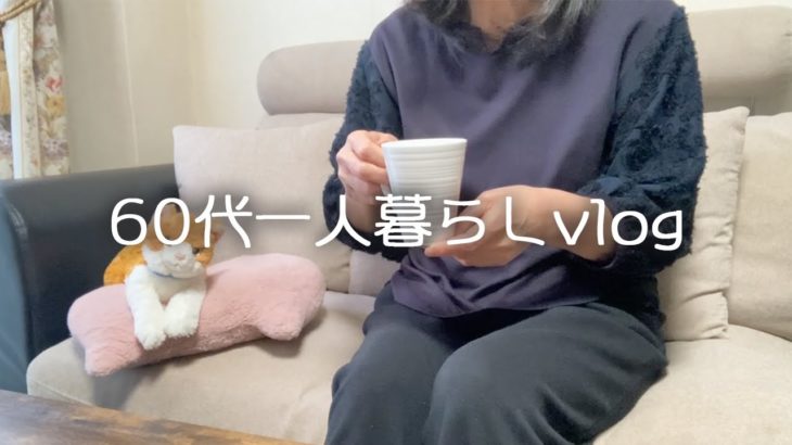 【65歳低年金一人暮らし】ダブルワークで子育てをしていた時代/生活費/朝ごはんはおにぎりと目玉焼き/きつねうどん【料理vlog】#101