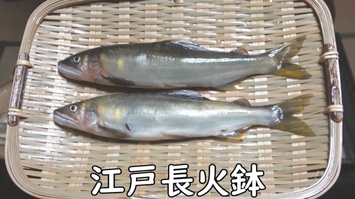 鮎 -AYU (sweetfish)-【Japanese food 江戸長火鉢】