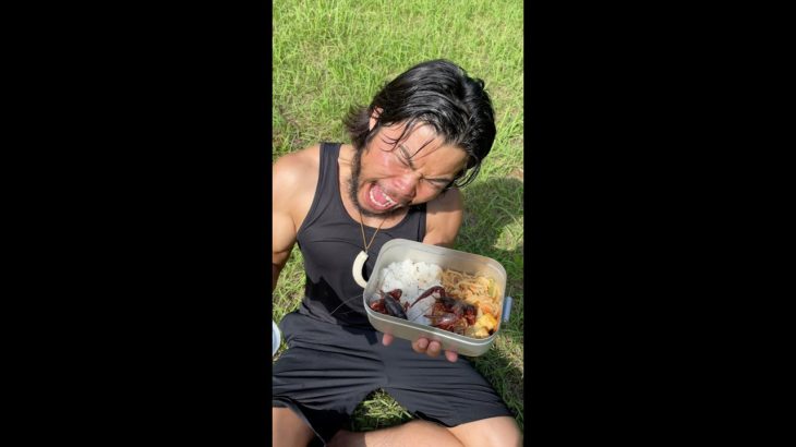 生ザリガニ弁当 #shorts