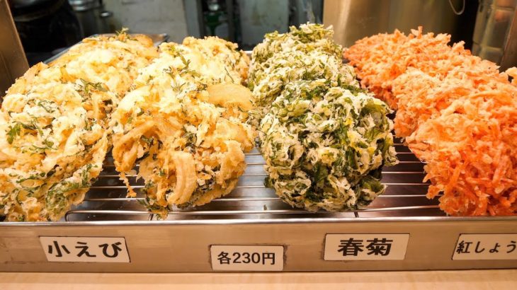 深夜２時から始まるワンオペ天ぷら職人が営む東京立ち食い蕎麦屋丨Japanese Fast Food : Tachigui, stand-up noodle shops