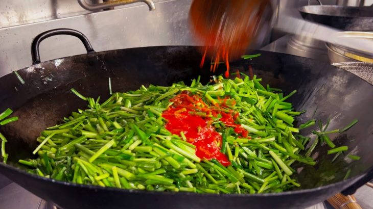 ニラそば　Chinese chive fried noodles　부추 야키소바