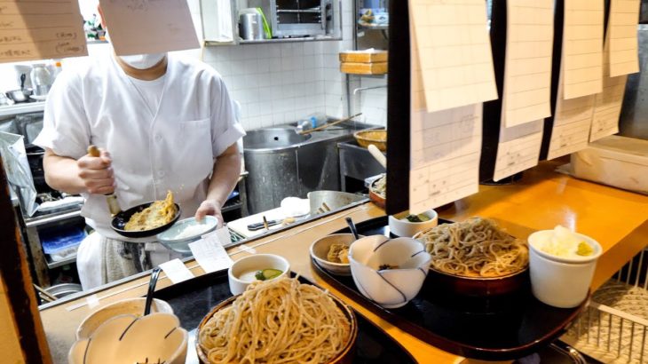 注文殺到！！東京で驚異的な人気を誇る本格手打ちそば屋の驚異的な仕事丨Soba Noodles in Tokyo
