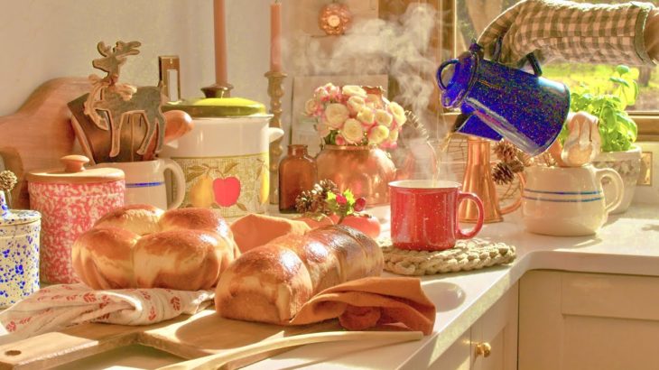 １２月ジブリな家の台所🍞朝のパン焼きから始まる田舎の１日