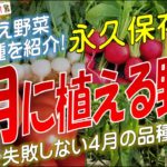 4月に植える野菜（63品種）永久保存版