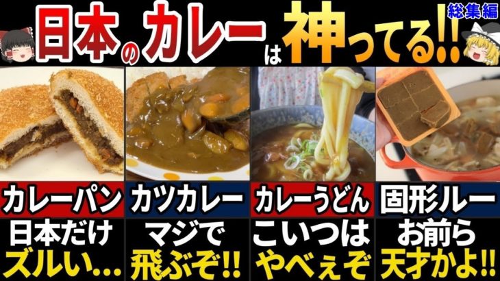 【ゆっくり解説】海外の人が驚く！日本のヤバすぎるカレー文化7選【総集編】