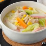 ちゃんぽん風おかずスープの作り方｜野菜たっぷりヘルシー！炒めて煮るだけ！コクうまスープ♪具沢山で食べ応えも抜群です！-How to make Champon Soup-【料理研究家ゆかり】