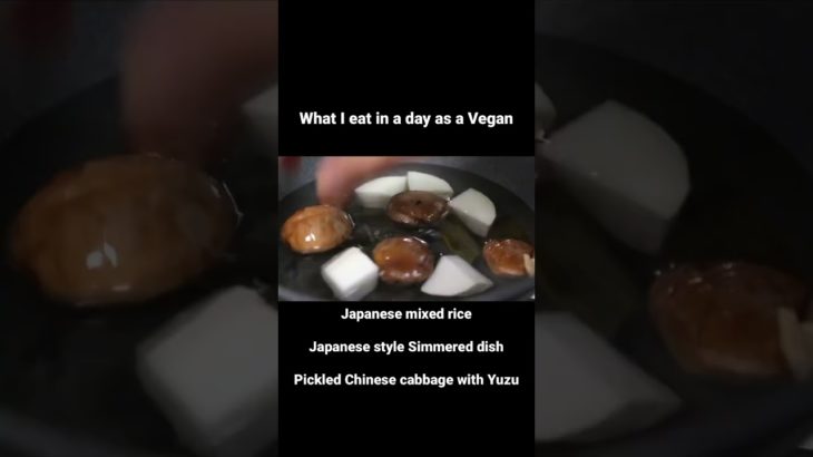 Japanese mixed rice/Simmered dish/Pickled chinese cabbage with Yuzu