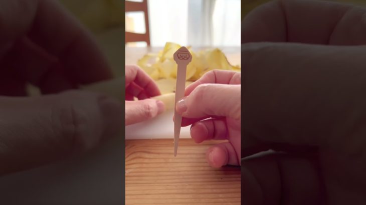 材料３つ！さつまいもチップス｜sweet potato chips #shorts