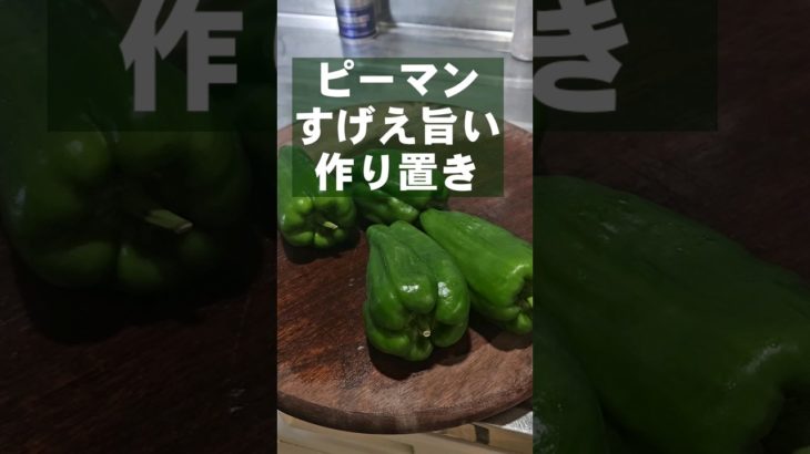 ピーマンの簡単ですげええぇぇ旨い食い方！かんたん作り置き おつまみ おかず 常備菜 副菜レシピ