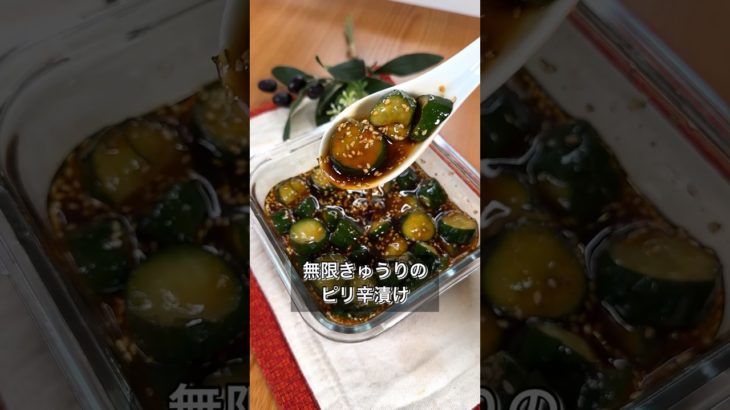 無限きゅうりのピリ辛漬け