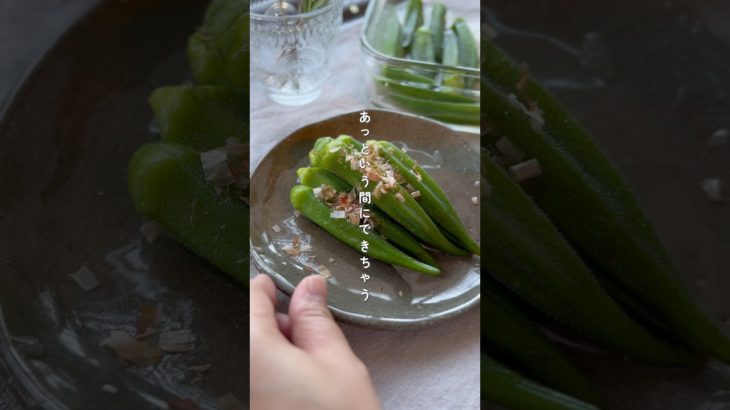 おくらの出汁漬け #簡単レシピ #簡単美味しい #野菜レシピ #作り置き #作り置きレシピ #常備菜 #おくら