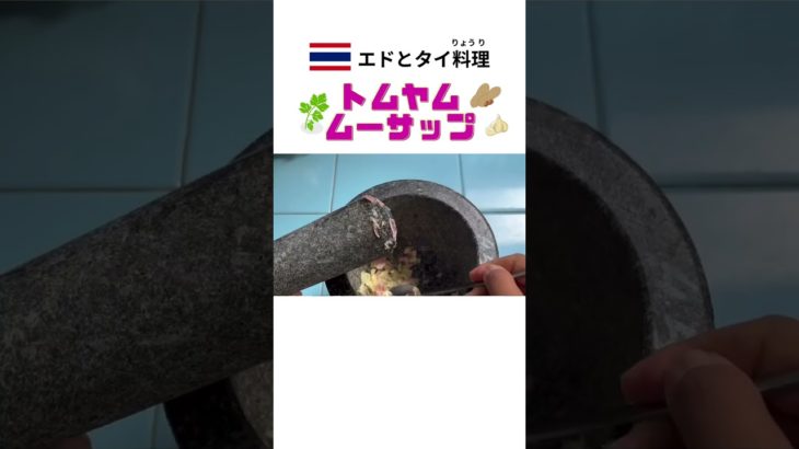 タイ料理【トムヤムムーサップ】#shorts